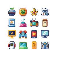 Technology Icon Set Illustration for Documents, Websites and Mobile Applications vector