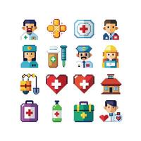 Healthcare Icon Set Collection for Documents, Websites and Mobile Applications vector