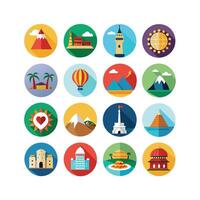 Travel Icon Set Collection for Documents, Websites and Mobile Applications vector