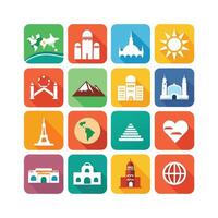 Travel Icon Set Collection for Documents, Websites and Mobile Applications vector