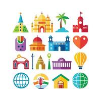 Travel Icon Set Collection for Documents, Websites and Mobile Applications vector