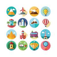 Travel Icon Set Collection for Documents, Websites and Mobile Applications vector