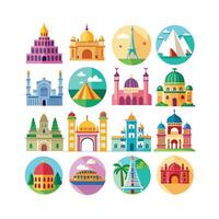 Travel Icon Set Collection for Documents, Websites and Mobile Applications vector
