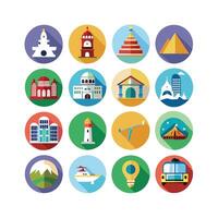 Travel Icon Set Collection for Documents, Websites and Mobile Applications vector