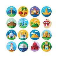 Travel Icon Set Collection for Documents, Websites and Mobile Applications vector