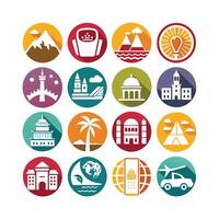 Travel Icon Set Collection for Documents, Websites and Mobile Applications vector
