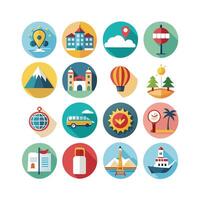 Travel Icon Set Collection for Documents, Websites and Mobile Applications vector