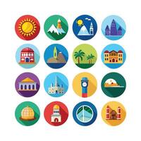 Travel Icon Set Collection for Documents, Websites and Mobile Applications vector