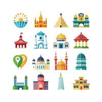 Travel Icon Set Collection for Documents, Websites and Mobile Applications vector
