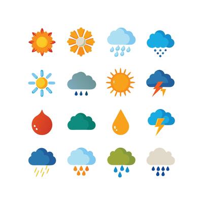 Weather Icon Set Collection for Websites and Mobile Applications