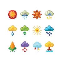Weather Icon Set Collection for Websites and Mobile Applications vector