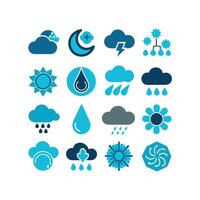Weather Icon Set Collection for Websites and Mobile Applications vector