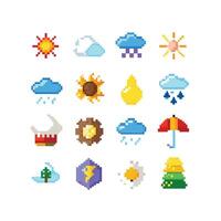 Weather Icon Set Collection for Websites and Mobile Applications vector