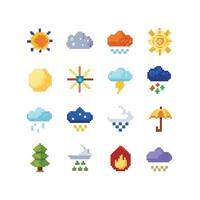 Weather Icon Set Collection for Websites and Mobile Applications vector