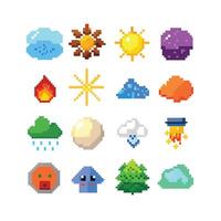 Weather Icon Set Collection for Websites and Mobile Applications vector