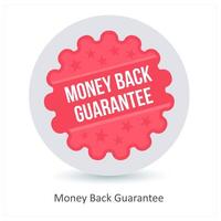 Money Back Guarantee and money icon concept vector