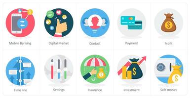 A set of 10 Business icons as building, manager, professional suite vector