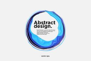abstract design logo set with colorful circles vector