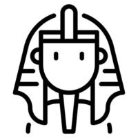 Pharaoh icon for web, app, infographic, etc vector