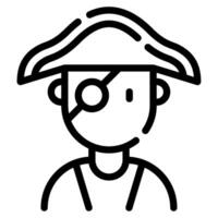 Pirate icon for web, app, infographic, etc vector