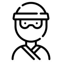 Ninja icon for web, app, infographic, etc vector
