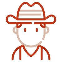 Cowboy icon for web, app, infographic, etc vector
