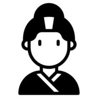 Geisha icon for web, app, infographic, etc vector