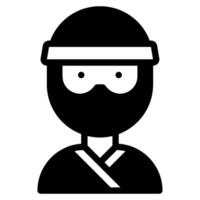 Ninja icon for web, app, infographic, etc vector