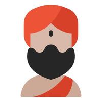 Swami icon for web, app, infographic, etc vector