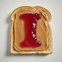 Peanut Butter and Jelly Typeface, Letter I photo