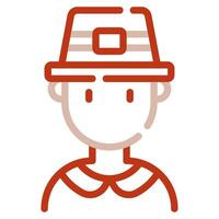 Pilgrim icon for web, app, infographic, etc vector