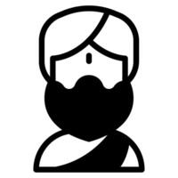 Swami icon for web, app, infographic, etc vector