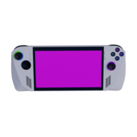 3d render gaming console with transparent background png