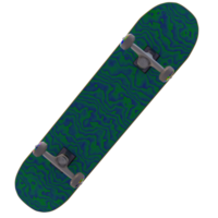 3d render Skateboard with transparent background png