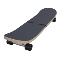 3d render Skateboard with transparent background png