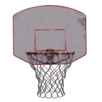 3d render basketball hoop with transparent background png