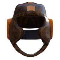 3d render boxing head guard helmet with transparent background png