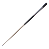 3d render pool cue with transparent background png