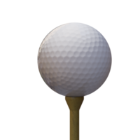 3d render golf ball transparent background png