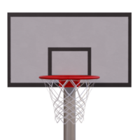 3d render basketball hoop with transparent background png