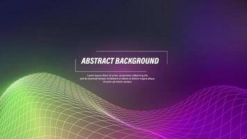 Abstract colourful gradient wave modern and futuristic technology concept. suitable for banner, backdrop, website Bg, covers, and wallpaper vector