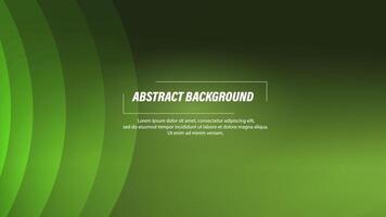 Green abstract gradient geometric modern and futuristic technology concept. suitable for banner, backdrop, website Bg, covers, and background vector