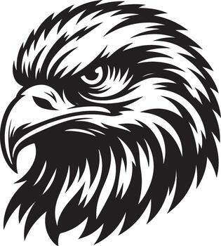 Fierce Eagle Head vector