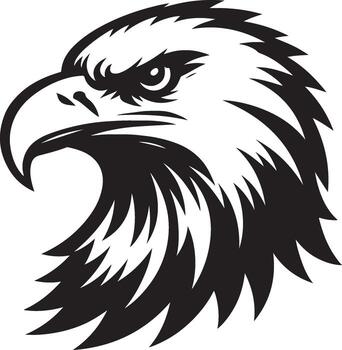 Fierce Eagle Head vector
