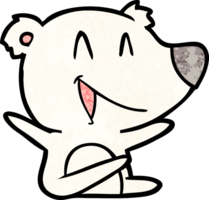 polar bear cartoon drawing png