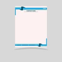 MINIMAL LETTERHEAD DESIGN TEMPLATE vector