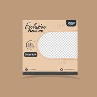 New template Social Media post design vector
