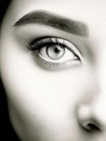 eye with eyelashes photo