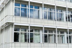 facade of a modern office building photo