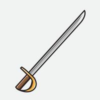 illustration Sword. design Sword. Sword Cartoon design illustration and icon for website, digital and print vector
